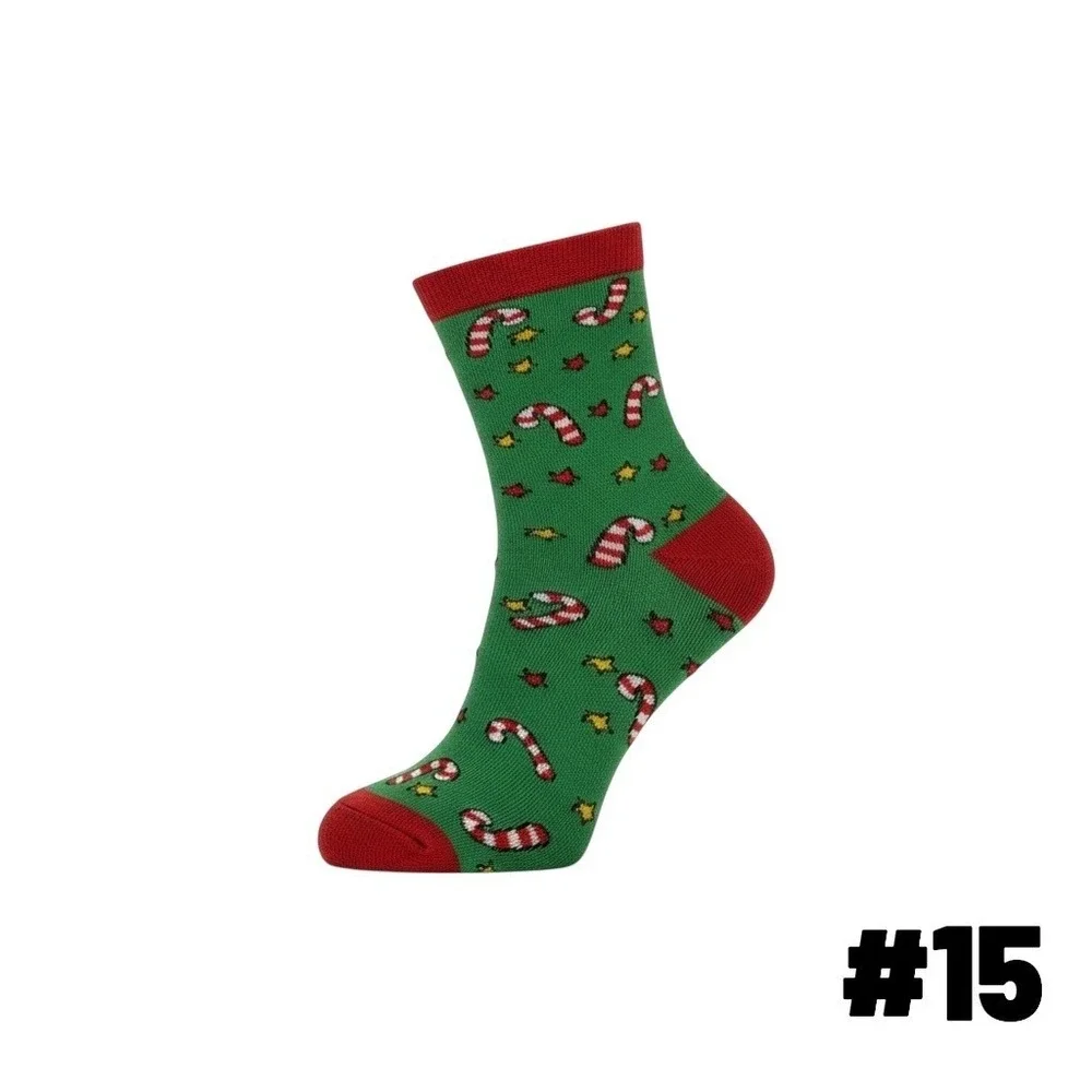 Novelty Christmas Knit Socks 5.5-9 US Holiday‎ Unisex Soft Snowmen 5 Pk NEW